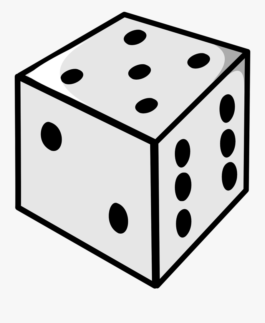 Dice Clip Art, Transparent Clipart