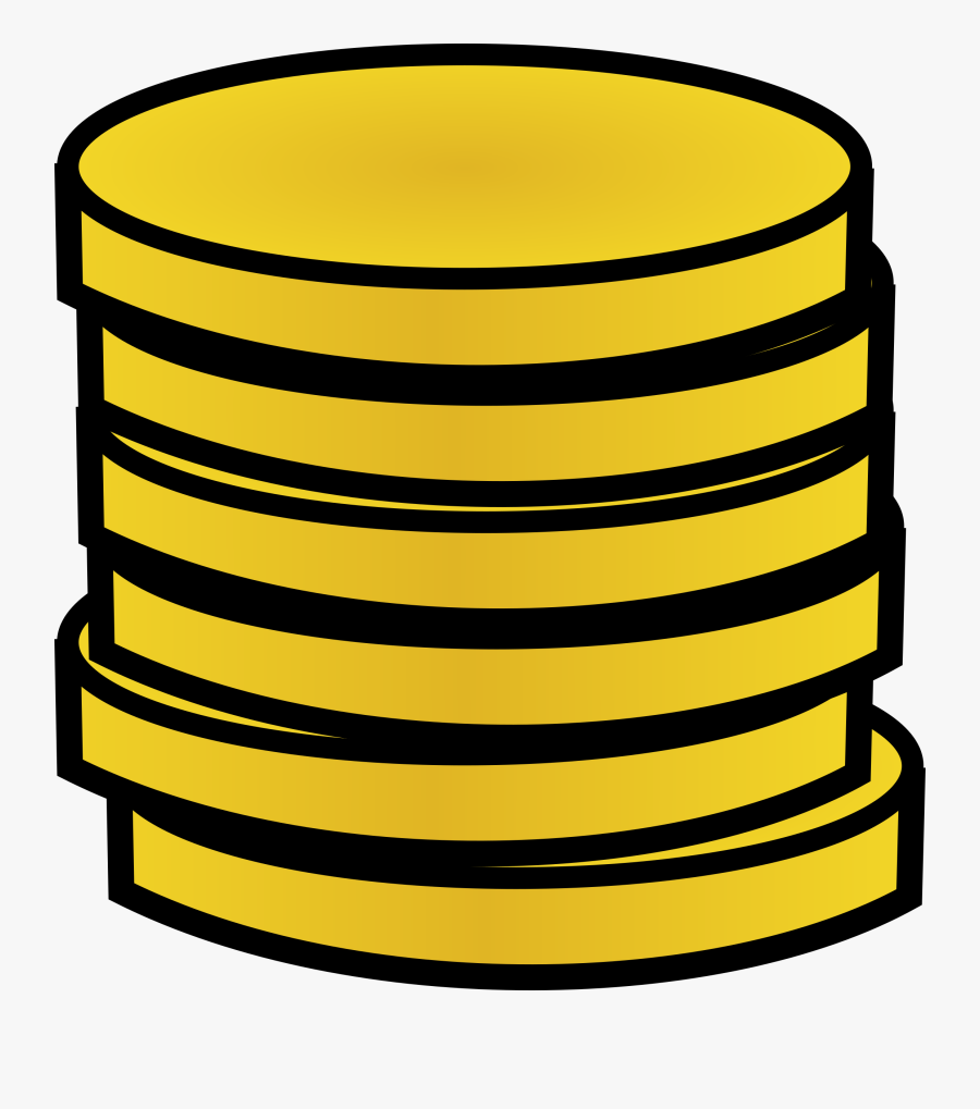 Money Stack Png - Stack Of Coins Clipart, Transparent Clipart