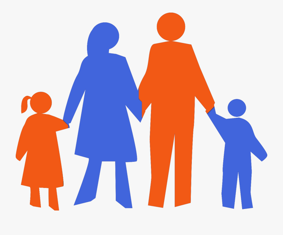 Transparent Regret Clipart - Family Cartoon Silhouette Png, Transparent Clipart