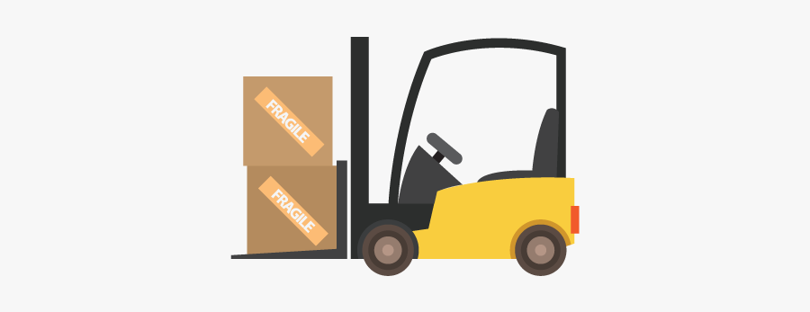 Forklift Inspection Cartoon, Transparent Clipart