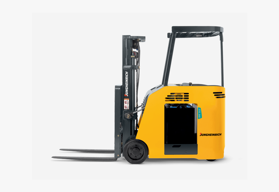 Forklift-truck - Jungheinrich Stand Up Forklift, Transparent Clipart
