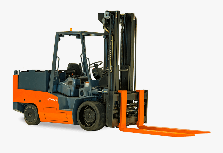High Capacity Electric Forklift, Transparent Clipart