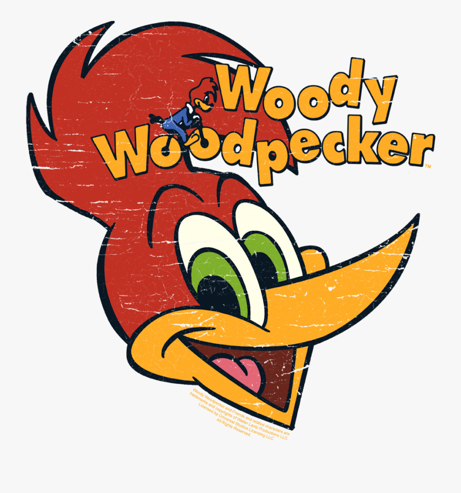 Woody Woodpecker Retro Logo Baby Bodysuit - Woody Woodpecker Text Png, Transparent Clipart