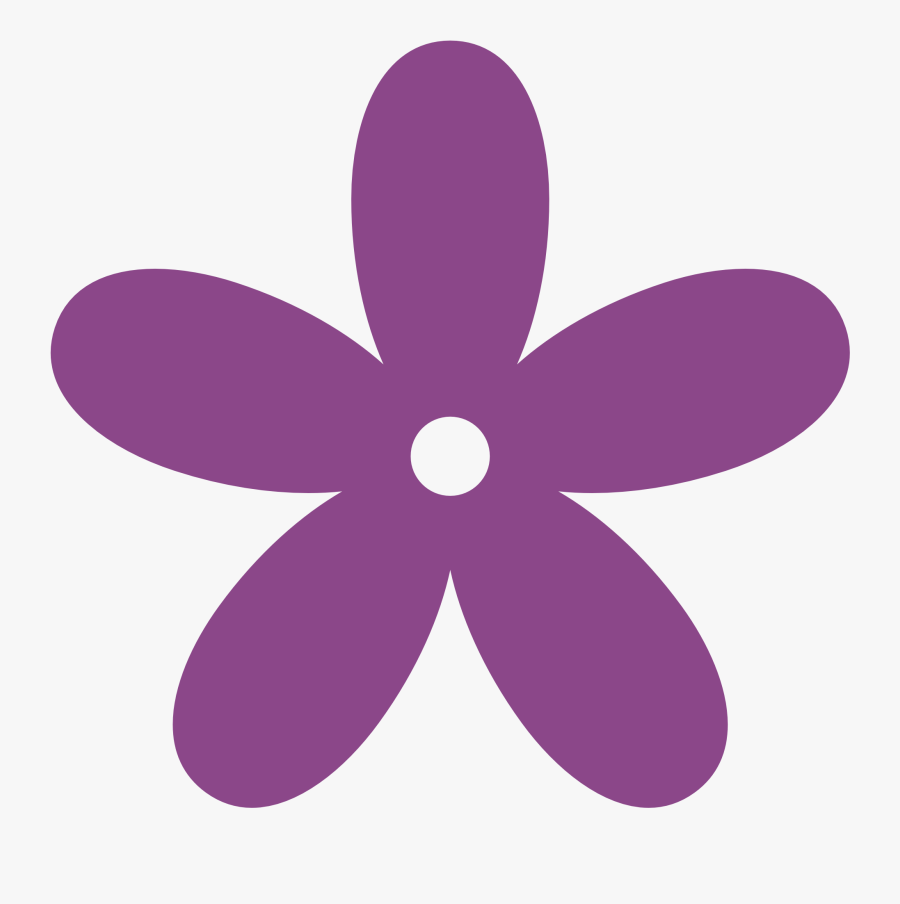 Retro Flower Clip Art - Pink Flower Clipart, Transparent Clipart