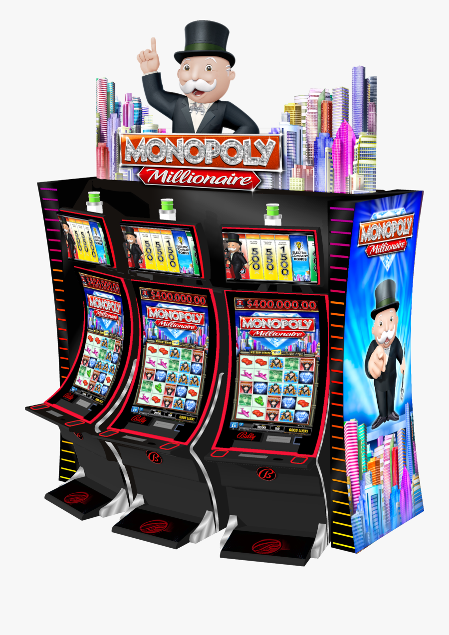 Slot-machine - Mr Monopoly, Transparent Clipart