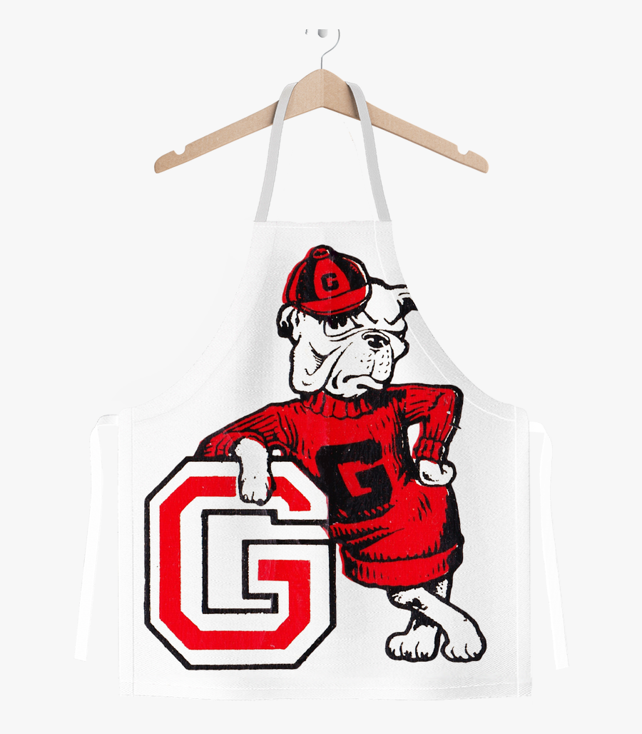 1950"s Vintage Georgia Bulldog ﻿classic Sublimation - Georgia Bulldogs Vintage Logo, Transparent Clipart