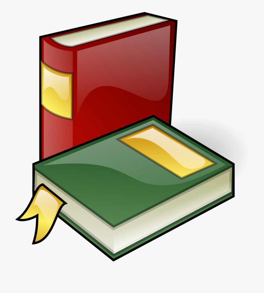 2 Books, Transparent Clipart
