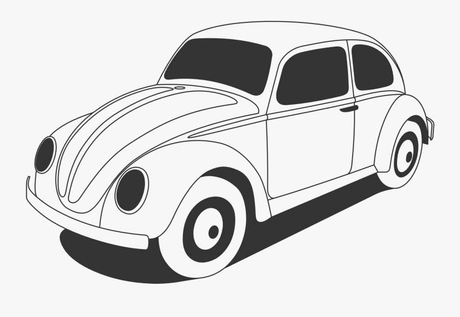 Car Black And White Retro Car Clipart Black And White, Transparent Clipart