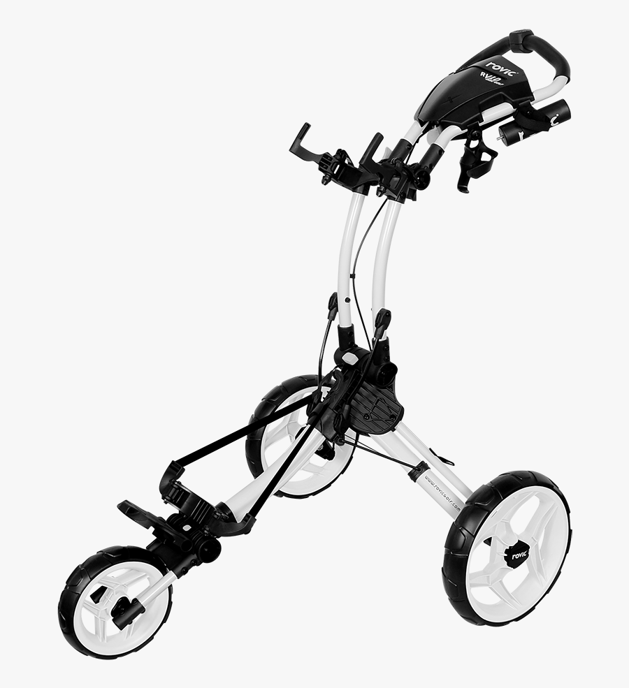 Transparent Golf Carts Clipart - Rovic Rv1d Disc Golf Cart, Transparent Clipart