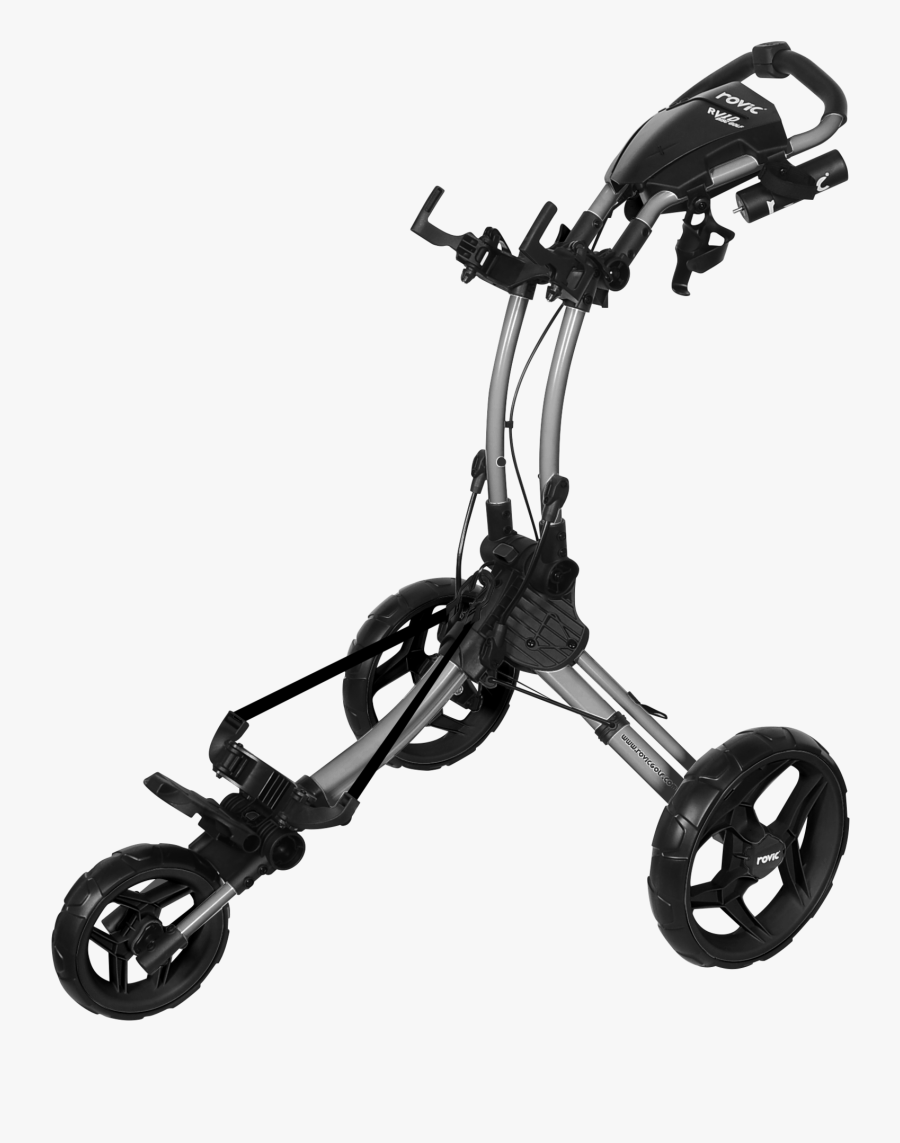 Rovic Rv1d Disc Golf Cart White - Rovic Rv1d Disc Golf Cart, Transparent Clipart