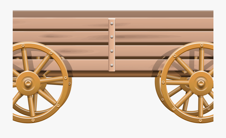 Cart Clipart Wooden Wheelbarrow - Wooden Cart Png, Transparent Clipart