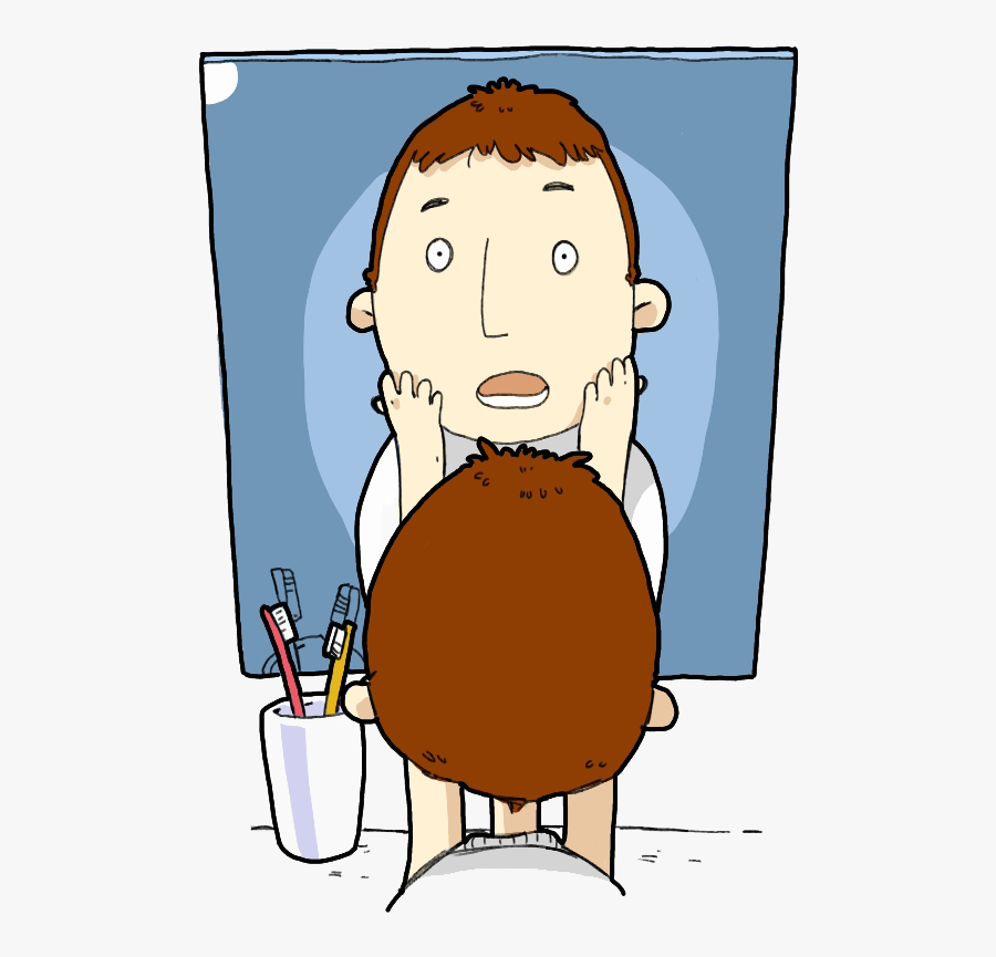 Beard002 - Beardless Clipart, Transparent Clipart