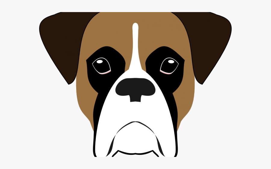 Bearded Collie Clipart Minimalist - Easy To Draw Boxer Dog, Transparent Clipart
