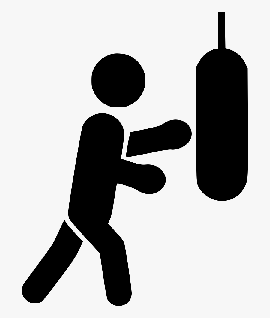 Athlete Boxing Competition Fight - Boxing Icon Png, Transparent Clipart