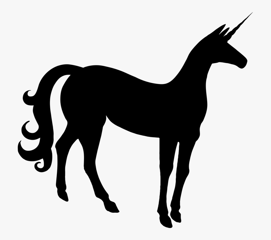 Animal Animals Creature Equine Fantasy Fictional - Animales Png Negro, Transparent Clipart