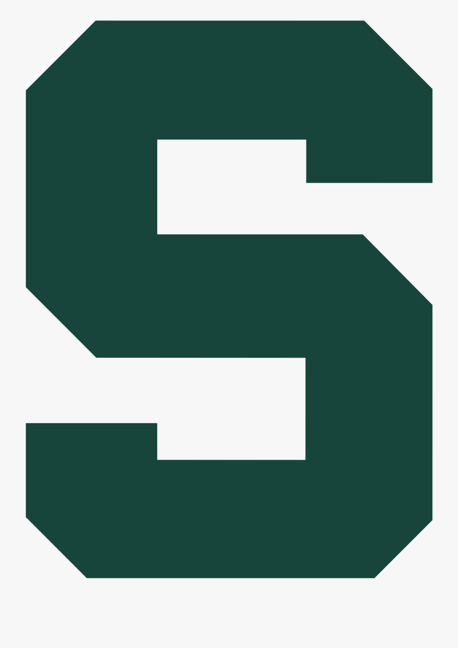 Filemichigan State Spartans Script - Michigan State Spartan S, Transparent Clipart