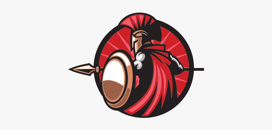 Spartan Soldier Cliparts - Shield And Sword Warrior Logo, Transparent Clipart