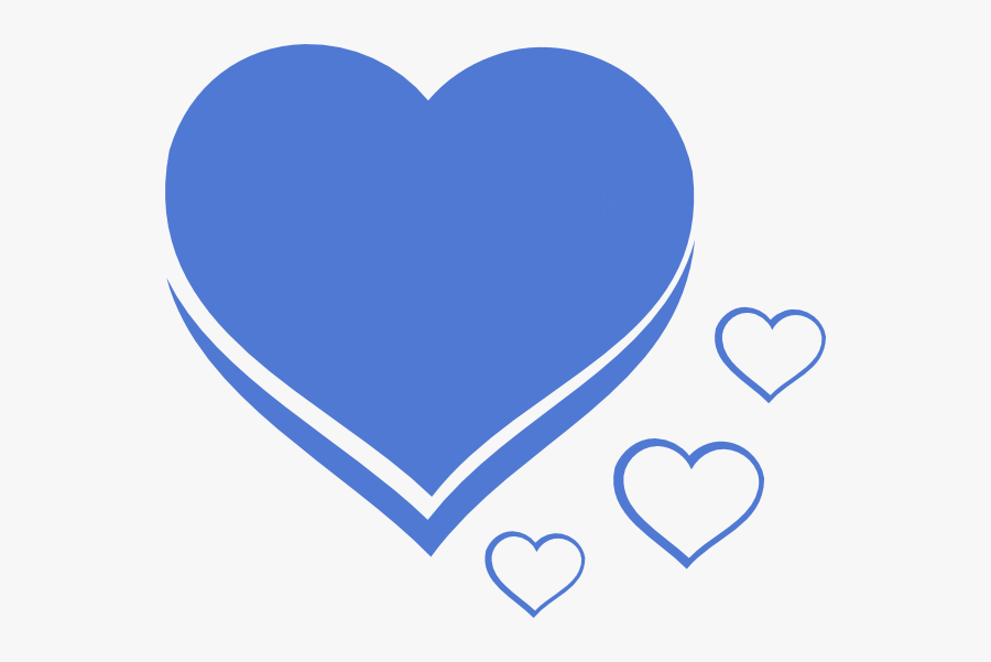 Heart Blue Azul Clip Art At Clker - Heart Clipart, Transparent Clipart