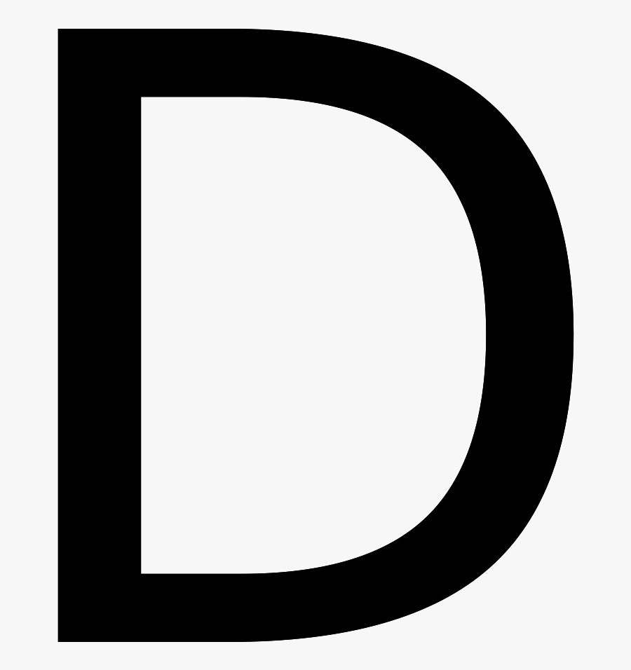 D Clipart Png - Letter D, Transparent Clipart