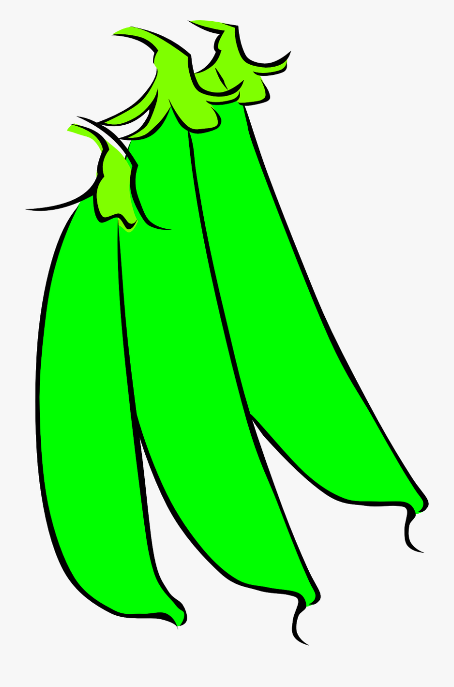 Peas Clipart Vegetable Photo - Sugar Snap Peas Clipart, Transparent Clipart
