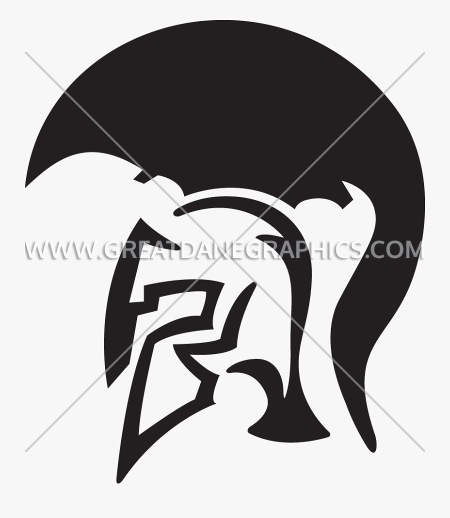 Vector Free Helmet Production Ready Artwork - Spartan Helmet Clipart Png, Transparent Clipart