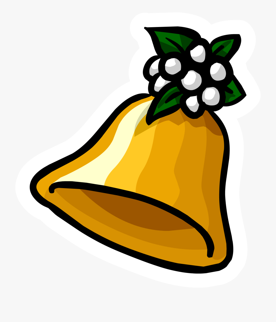 Christmas Bell Pin - Club Penguin Christmas Pin, Transparent Clipart