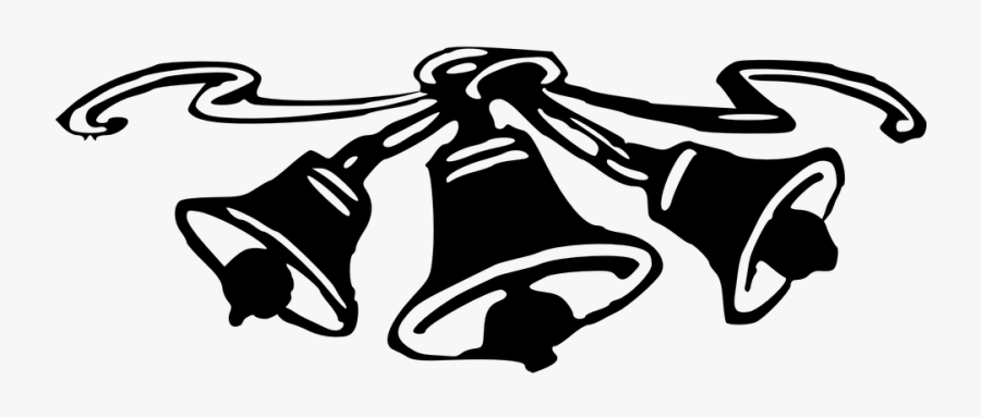 Transparent Christmas Bell Png - Christmas Bell Silhouette Png, Transparent Clipart