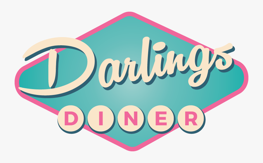 Darlings Pinterest Diners - American Diner Logo, Transparent Clipart