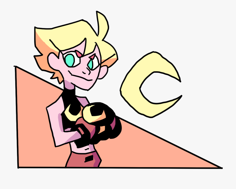 Despite Her Love Of Boxing, She"s Never Found Gloves - Cartoon, Transparent Clipart