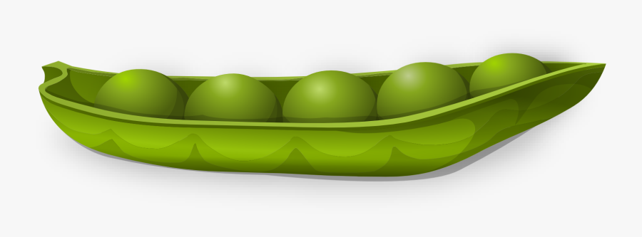 Peapod Cliparts - Ervilha Png, Transparent Clipart