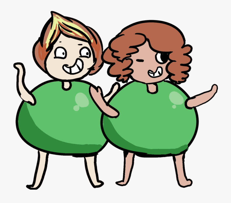 Two Peas In A Pod Clipart - Fat Peas In A Pod, Transparent Clipart