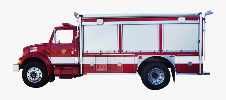 Air And Light Truck - Fire Apparatus, Transparent Clipart