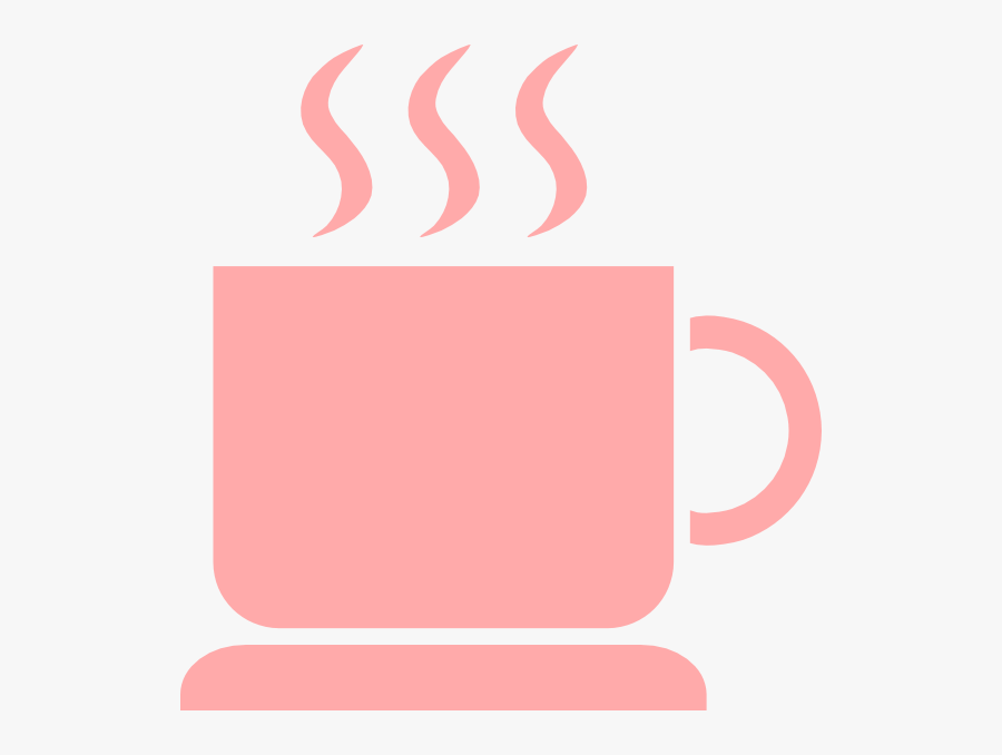 Coffee Light Pink Clip Art At Clker - Pink Mug Clip Art, Transparent Clipart