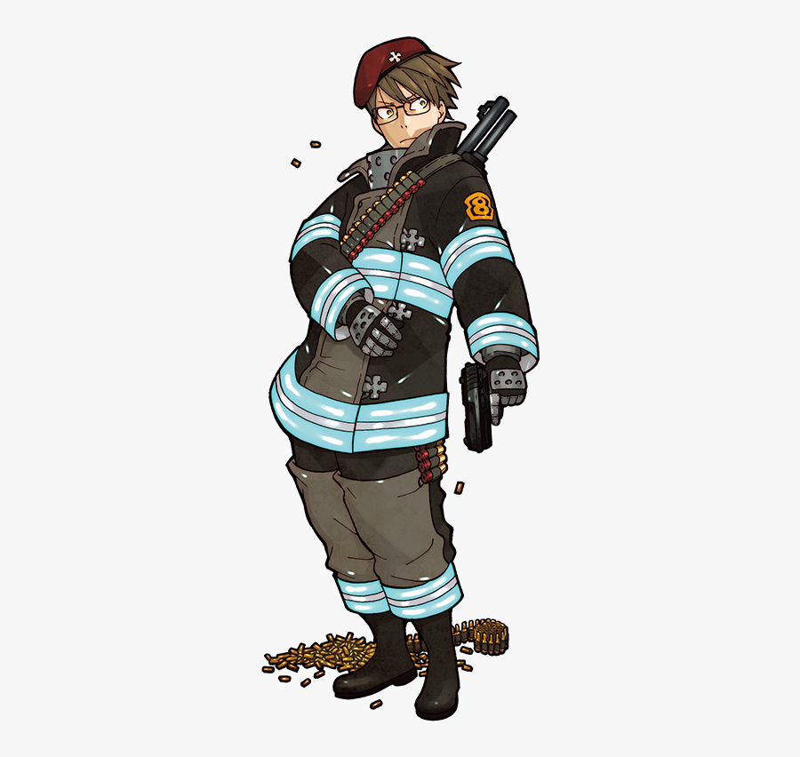 Fireball Clipart Fire Brigade Man - Fire Force, Transparent Clipart