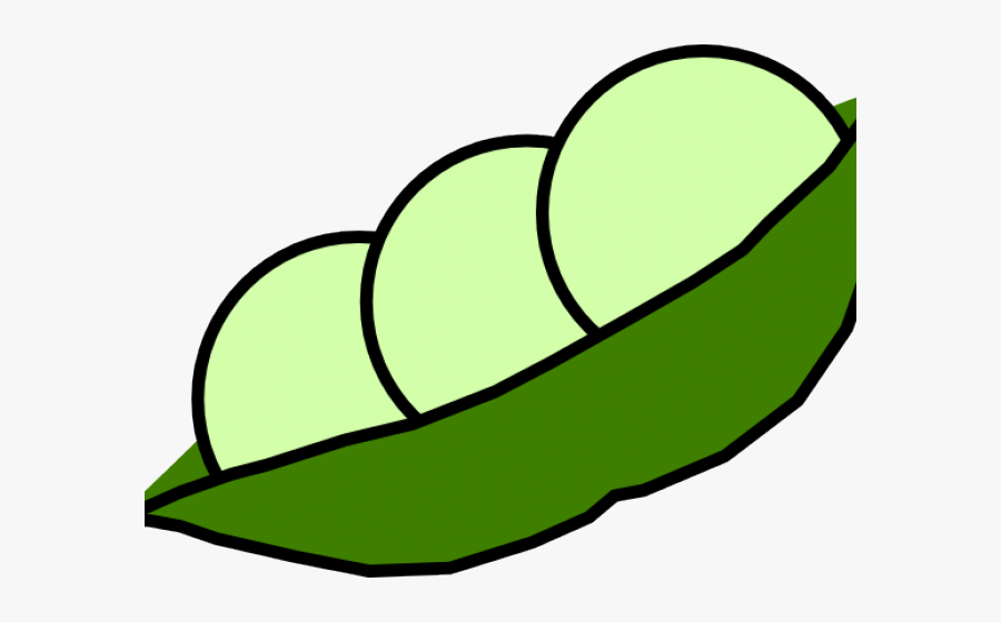 Pea Clipart Pod - Peas In A Pod Clipart, Transparent Clipart