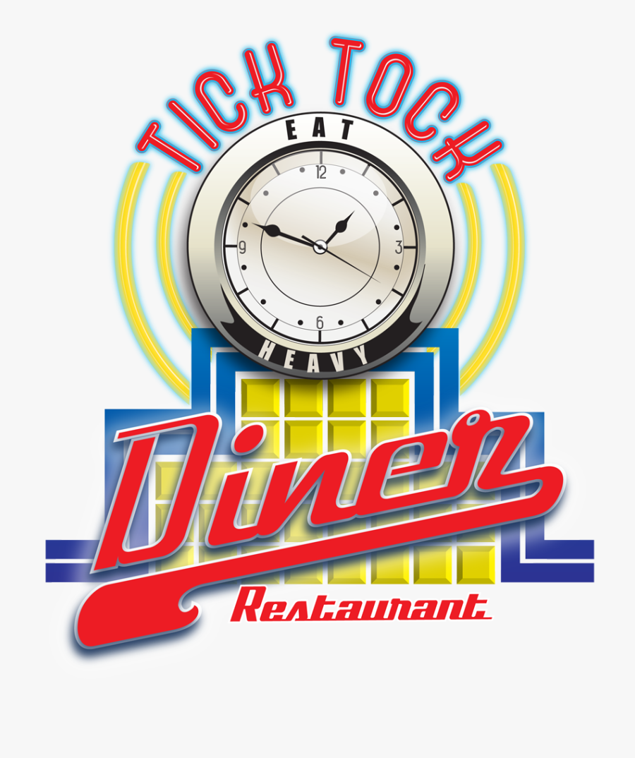 Interesting Menu Cover Graphic Design Nj Tick - Tick Tock Diner, Transparent Clipart