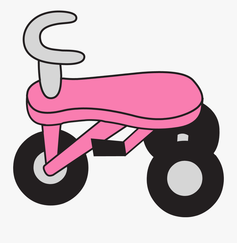Little Tricycle Free Clip - Cartoon Clipart Of Tricycle, Transparent Clipart