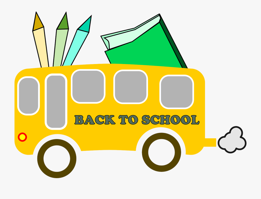 First Day Of School 8/14 Png Black And White Library - Back To School Clipart, Transparent Clipart