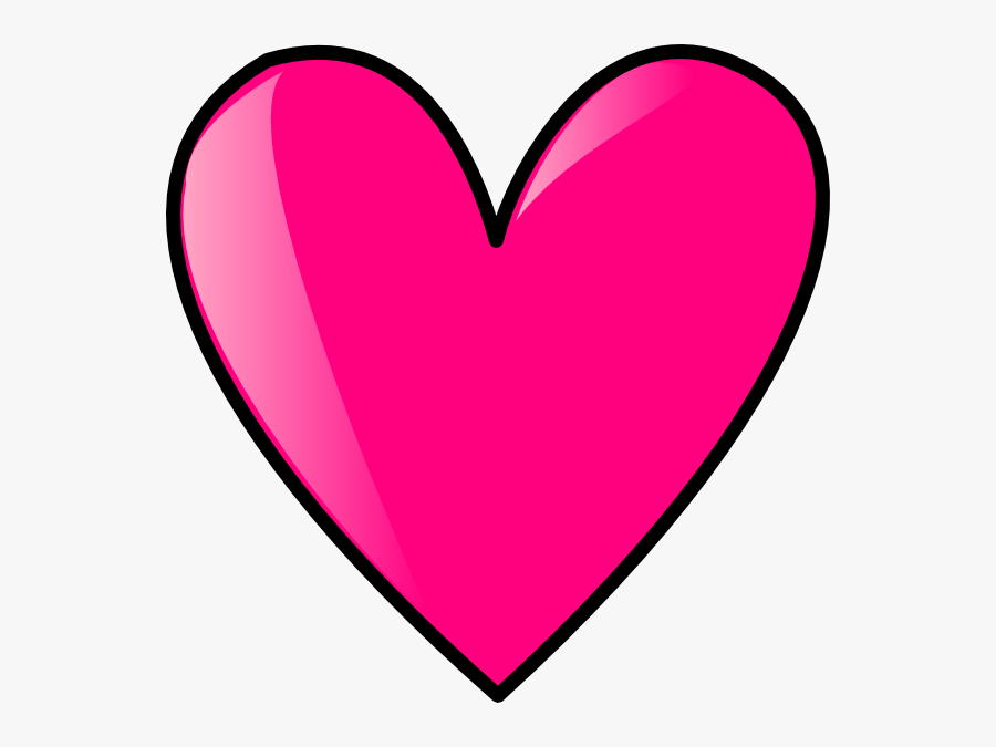 Hot - Pink - Heart - Clipart - Hot Pink Heart Clipart, Transparent Clipart