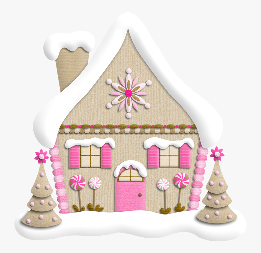 Pink Dessert Tree Christmas Card Free Hd Image Clipart - Christmas Tree, Transparent Clipart
