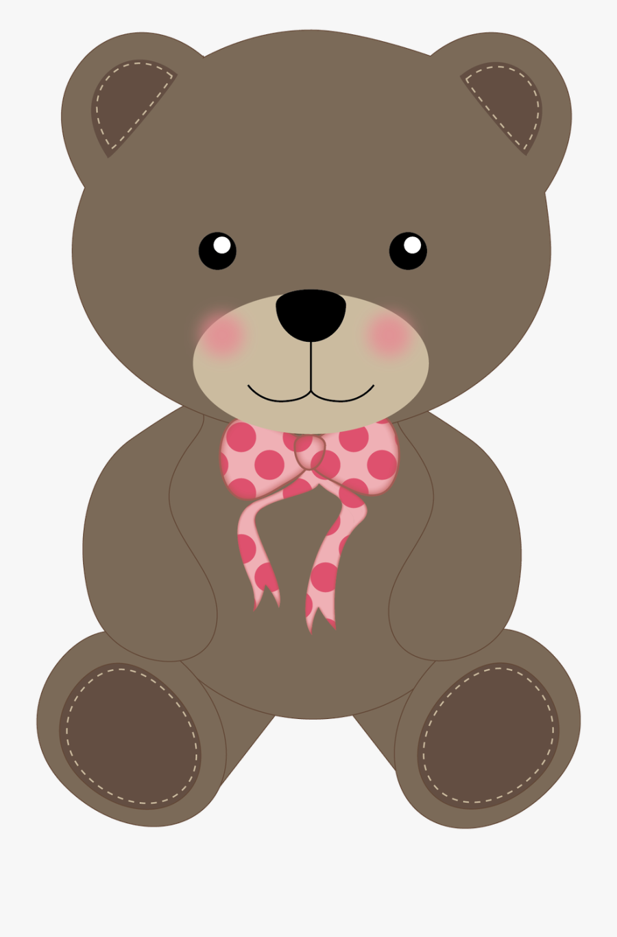 Cute Bear Clipart, Transparent Clipart