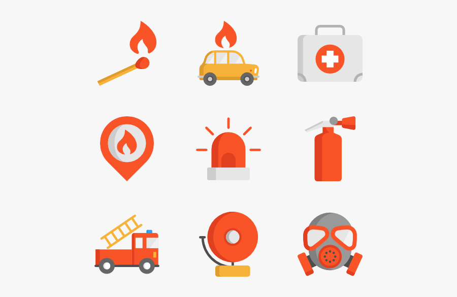 Firefighter Clipart Emergency Service - Firefighter Icon Png, Transparent Clipart