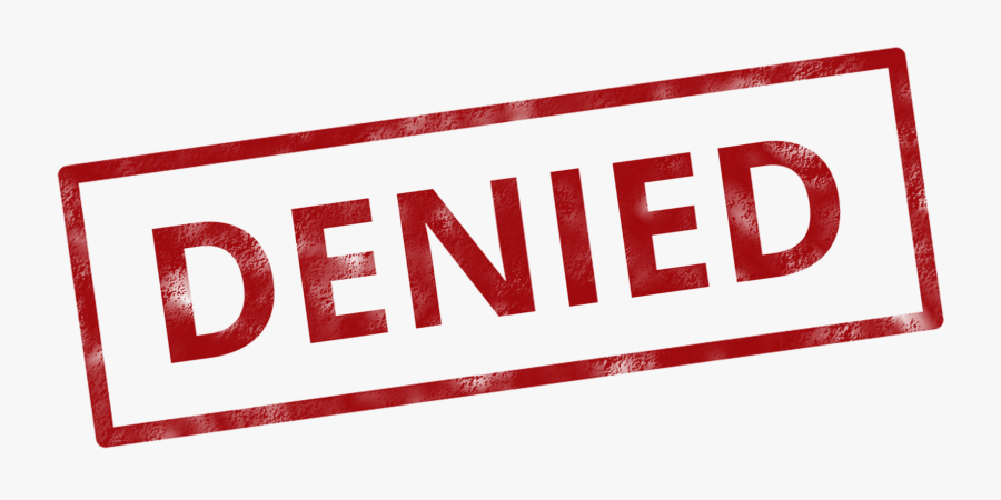 Stamp Clipart Immigration - Denied Card, Transparent Clipart
