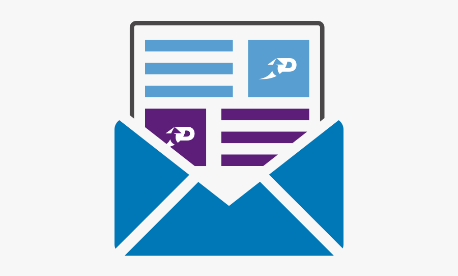 Free Newsletter Png - Vector Emails Icon Png, Transparent Clipart