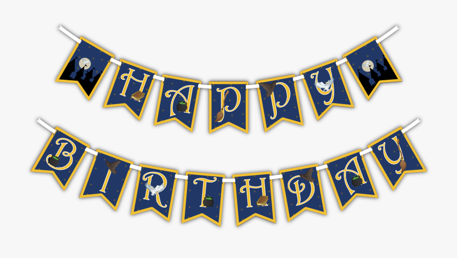 Happy Banner Png - Happy Birthday Banner Png, Transparent Clipart