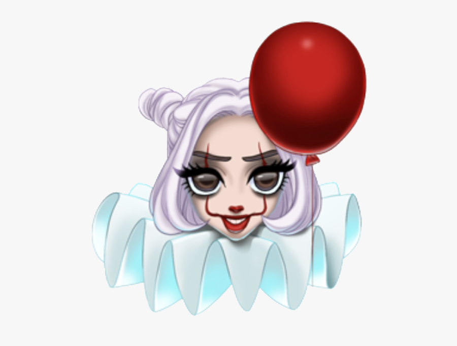 Pin Scary Clown Clipart - Ariana Grande Arimoji, Transparent Clipart