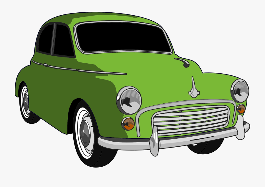 Classic Green Car Graphic Black And White Stock - Classic Car Png Transparent, Transparent Clipart
