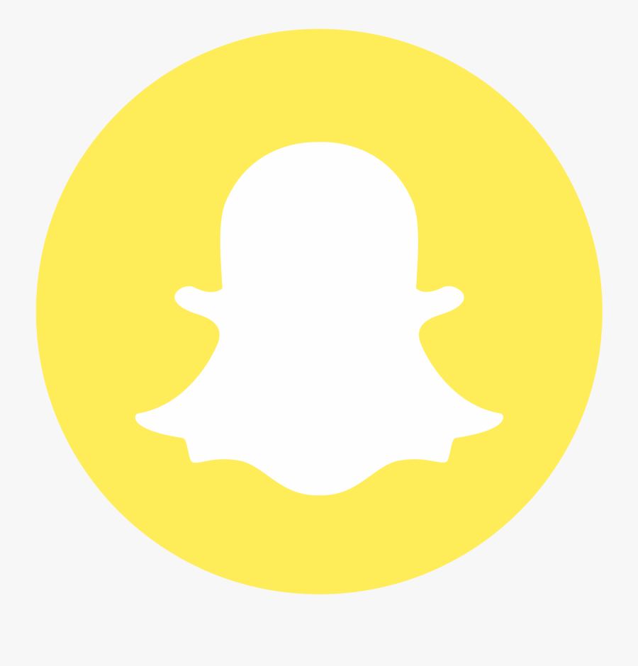 Snapchat Logo Transparent Circle, Transparent Clipart