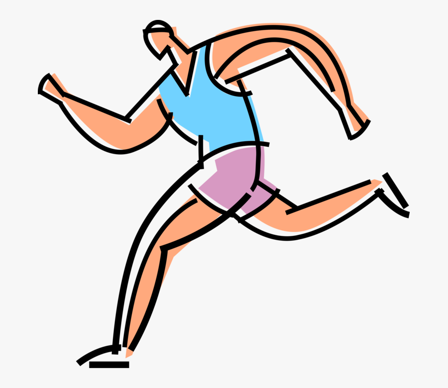 Transparent Free Clipart Of Runners - Athletes Clipart Transparent, Transparent Clipart