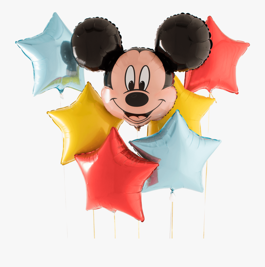 Mickey Mouse Head Mini Shape Balloon Clipart , Png - Mickey Mouse Head, Transparent Clipart